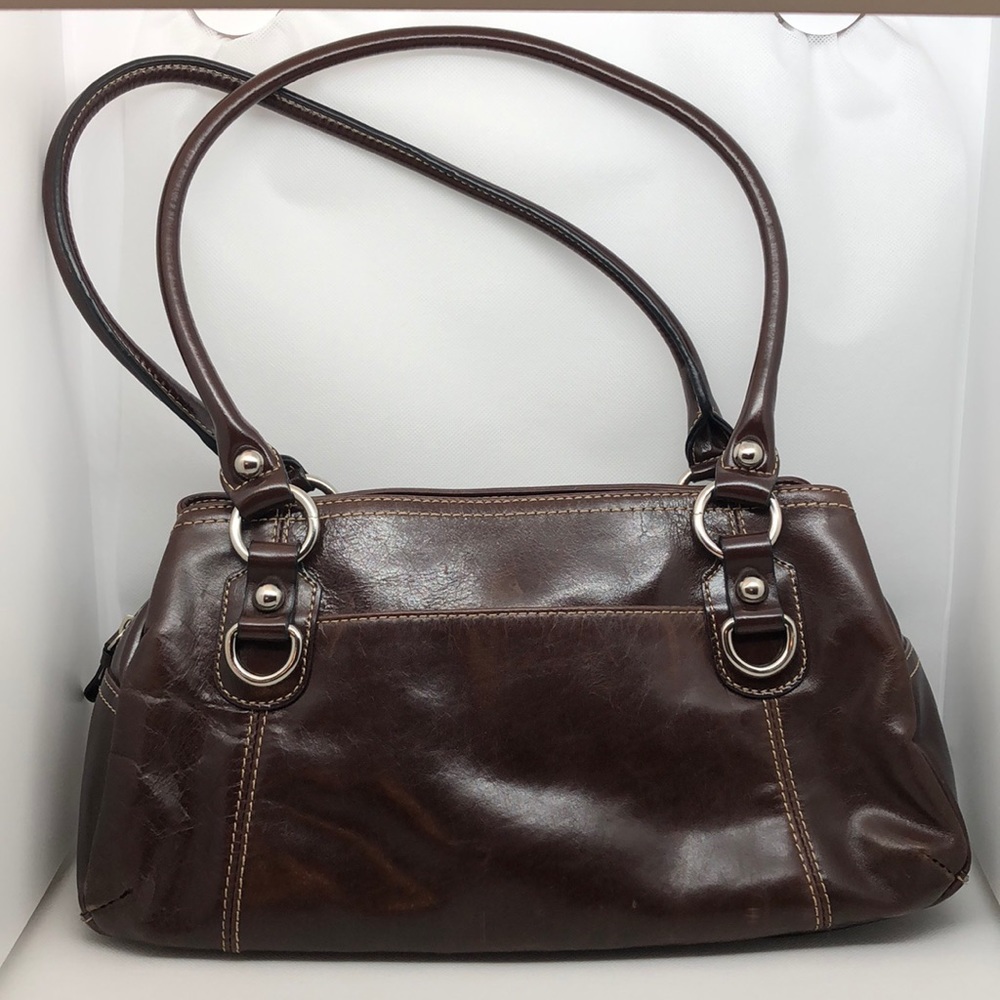Giani Bernini Brown Satchel Purse 👜